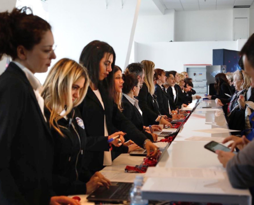 Hostess per servizi congressuali